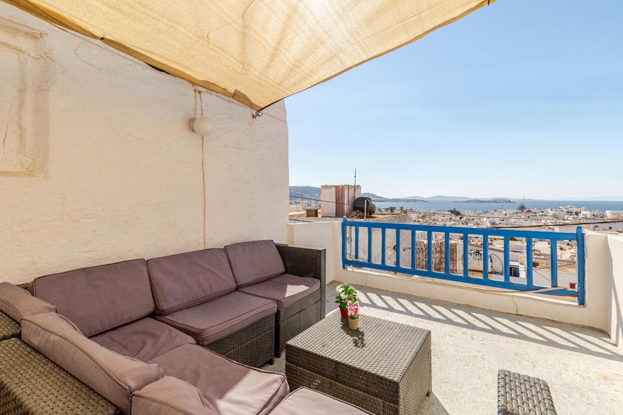 Elenitas Town House With Veranda And Sea View Mykonos Town Exterior foto